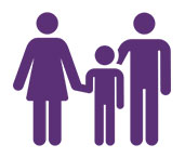 famille autour du bureau ADB